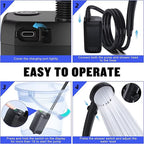 Portable Shower for Camping 6000Mah Rechargeable Camping Shower with Shower Head Intelligent LED Display Electric Shower Pump
